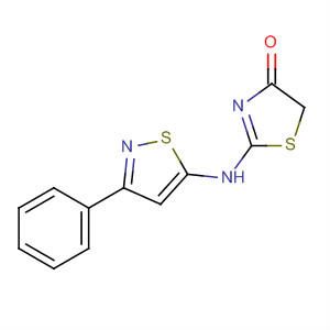 4(5H)-Thiazolone, 2-[(3-phenyl-5-isothiazolyl)amino]- molecular structure