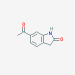 6-acetylindolin-2-one molecular structure
