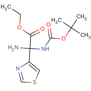4-Thiazoleacetic acid,a-amino-2-[[(1,1-dimethylethoxy)carbonyl]amino]-, ethyl ester