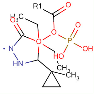 Phosphonic acid,[5-(1-methylcyclopropyl)-2-oxo-1,3,4-oxadiazol-3(2H)-yl]-, diethyl ester molecular structure