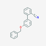 3-(BENZYLOXY)-2'-CYANOBIPHENYL molecular structure