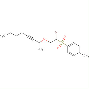 Benzene, 1-[[1-bromo-2-(2-octynyloxy)ethyl]sulfonyl]-4-methyl-
