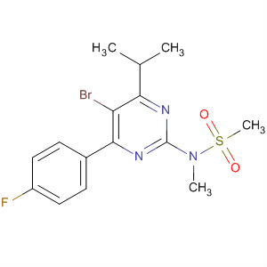 Methanesulfonamide,N-[5-bromo-4-(4-fluorophenyl)-6-(1-methylethyl)-2-pyrimidinyl]-N-methyl-