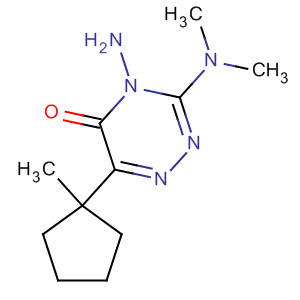 1,2,4-Triazin-5(4H)-one,4-amino-3-(dimethylamino)-6-(1-methylcyclopentyl)-