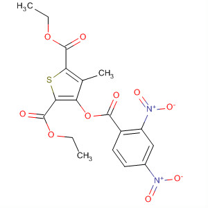 2,5-Thiophenedicarboxylic acid, 3-[(2,4-dinitrobenzoyl)oxy]-4-methyl-,diethyl ester