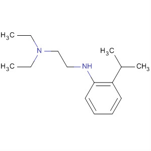 1,2-Ethanediamine, N,N-diethyl-N'-[2-(1-methylethyl)phenyl]- molecular structure