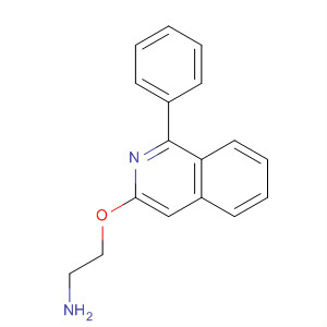 Ethanamine, 2-[(1-phenyl-3-isoquinolinyl)oxy]- molecular structure