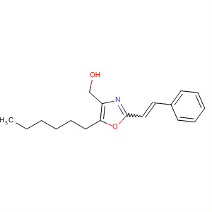 4-Oxazolemethanol, 5-hexyl-2-(2-phenylethenyl)-