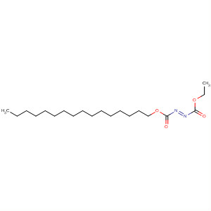 Diazenedicarboxylic acid, ethyl hexadecyl ester molecular structure
