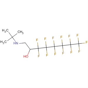2-Octanol,1-[(1,1-dimethylethyl)amino]-3,3,4,4,5,5,6,6,7,7,8,8,8-tridecafluoro- molecular structure