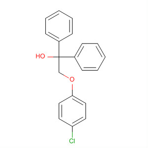 Benzenemethanol, a-[(4-chlorophenoxy)methyl]-a-phenyl- molecular structure