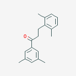 3,5-DIMETHYL-3-(2,6-DIMETHYLPHENYL)PROPIOPHENONE molecular structure