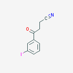 4-(3-IODOPHENYL)-4-OXOBUTYRONITRILE molecular structure