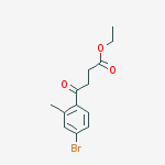 ETHYL 4-(4-BROMO-2-METHYLPHENYL)-4-OXOBUTYRATE