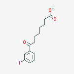 8-(3-IODOPHENYL)-8-OCTANOIC ACID molecular structure