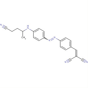 Propanedinitrile,[[4-[[4-[(2-cyanoethyl)ethylamino]phenyl]azo]phenyl]methylene]- molecular structure