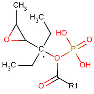 Phosphonic acid, [(3-methyloxiranyl)methyl]-, diethyl ester, trans- molecular structure