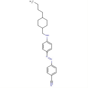 Benzonitrile, 4-[[4-[[(4-butylcyclohexyl)methyl]amino]phenyl]azo]- molecular structure