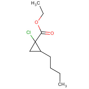 Cyclopropanecarboxylic acid, 2-butyl-1-chloro-, ethyl ester