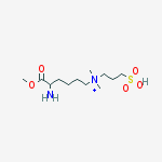 1-Hexanaminium, 5-amino-6-methoxy-N,N-dimethyl-6-oxo-N-(3-sulfopropyl)-, N-C8-22-acyl derivs., hydroxides, inner salts molecular structure