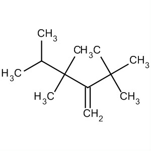 Hexane, 2,2,4,4,5-pentamethyl-3-methylene- molecular structure
