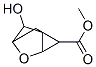 3-OXATRICYCLO[2.2.1.02,6]HEPTANE-1-CARBOXYLIC ACID 5-HYDROXY-,METHYL ESTER molecular structure