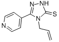 4-(prop-2-en-1-yl)-5-(pyridin-4-yl)-4H-1,2,4-triazole-3-thiol molecular structure