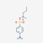 pentan-2-yl 4-aminobenzenesulfonate molecular structure