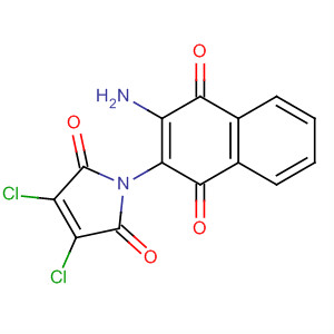 1H-Pyrrole-2,5-dione,1-(3-amino-1,4-dihydro-1,4-dioxo-2-naphthalenyl)-3,4-dichloro-