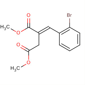 Butanedioic acid, 2-[(2-bromophenyl)methylene]-, 1,4-dimethyl ester,(2E)- molecular structure