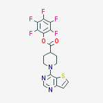 Pentafluorophenyl 1-thieno[3,2-d]pyrimidin-4-ylpiperidine-4-carboxylate