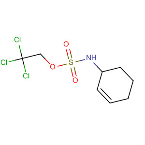Sulfamic acid, N-2-cyclohexen-1-yl-, 2,2,2-trichloroethyl ester molecular structure