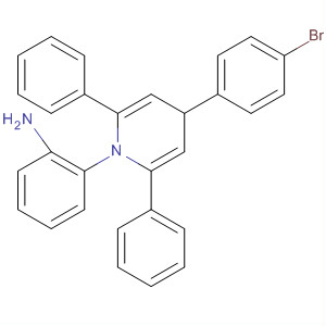 Benzenamine, 2-[4-(4-bromophenyl)-2,6-diphenyl-1(4H)-pyridinyl]- molecular structure