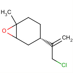 7-Oxabicyclo[4.1.0]heptane, 4-[1-(chloromethyl)ethenyl]-1-methyl-, (4S)- molecular structure