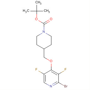 1-Piperidinecarboxylic acid,4-[(2-bromo-3,5-difluoro-4-pyridinyl)hydroxymethyl]-, 1,1-dimethylethylester
