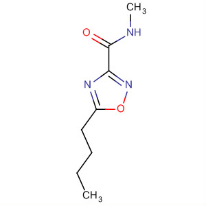 1,2,4-Oxadiazole-3-carboxamide, 5-butyl-N-methyl- molecular structure
