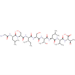 L-Threonine,glycyl-L-leucyl-L-seryl-L-isoleucyl-L-seryl-L-threonyl-L-leucyl-L-valyl- molecular structure