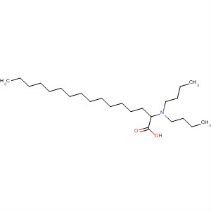 Hexadecanoic acid, 2-(dibutylamino)- molecular structure