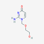 1-((2-HYDROXETHOXY)METHYL)-ISOCYTOSINE molecular structure