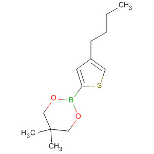 1,3,2-Dioxaborinane, 2-(4-butyl-2-thienyl)-5,5-dimethyl- molecular structure