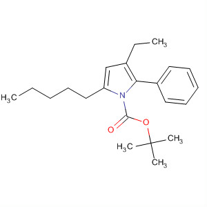 1H-Pyrrole-1-carboxylic acid, 3-ethyl-5-pentyl-2-phenyl-,1,1-dimethylethyl ester