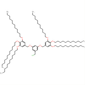 Benzene,1-(chloromethyl)-3,5-bis[[3,4,5-tris(dodecyloxy)phenyl]methoxy]- molecular structure
