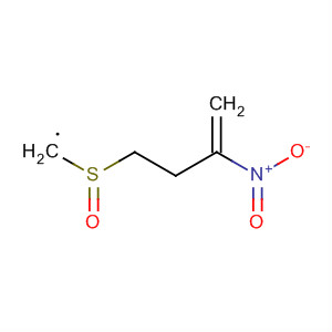 Methyl, [(3-nitro-3-buten-1-yl)sulfinyl]- molecular structure