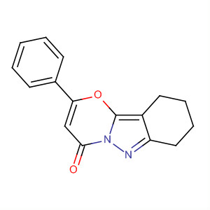 4H-[1,3]Oxazino[3,2-b]indazol-4-one, 7,8,9,10-tetrahydro-2-phenyl- molecular structure
