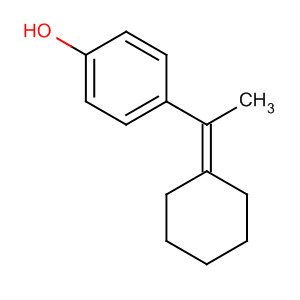 Phenol, 4-(1-cyclohexylideneethyl)- molecular structure