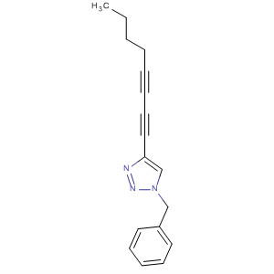1H-1,2,3-Triazole, 4-(1,3-octadiyn-1-yl)-1-(phenylmethyl)- molecular structure