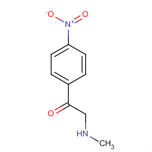 Ethanone, 2-(methylamino)-1-(4-nitrophenyl)- molecular structure