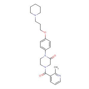 2-Piperazinone,4-[(2-methyl-3-pyridinyl)carbonyl]-1-[4-[3-(1-piperidinyl)propoxy]phenyl]-