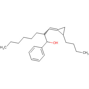 Benzenemethanol, a-[1-[(2-butylcyclopropylidene)methyl]heptyl]-