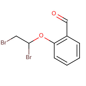Benzaldehyde, 2-(1,2-dibromoethoxy)- molecular structure